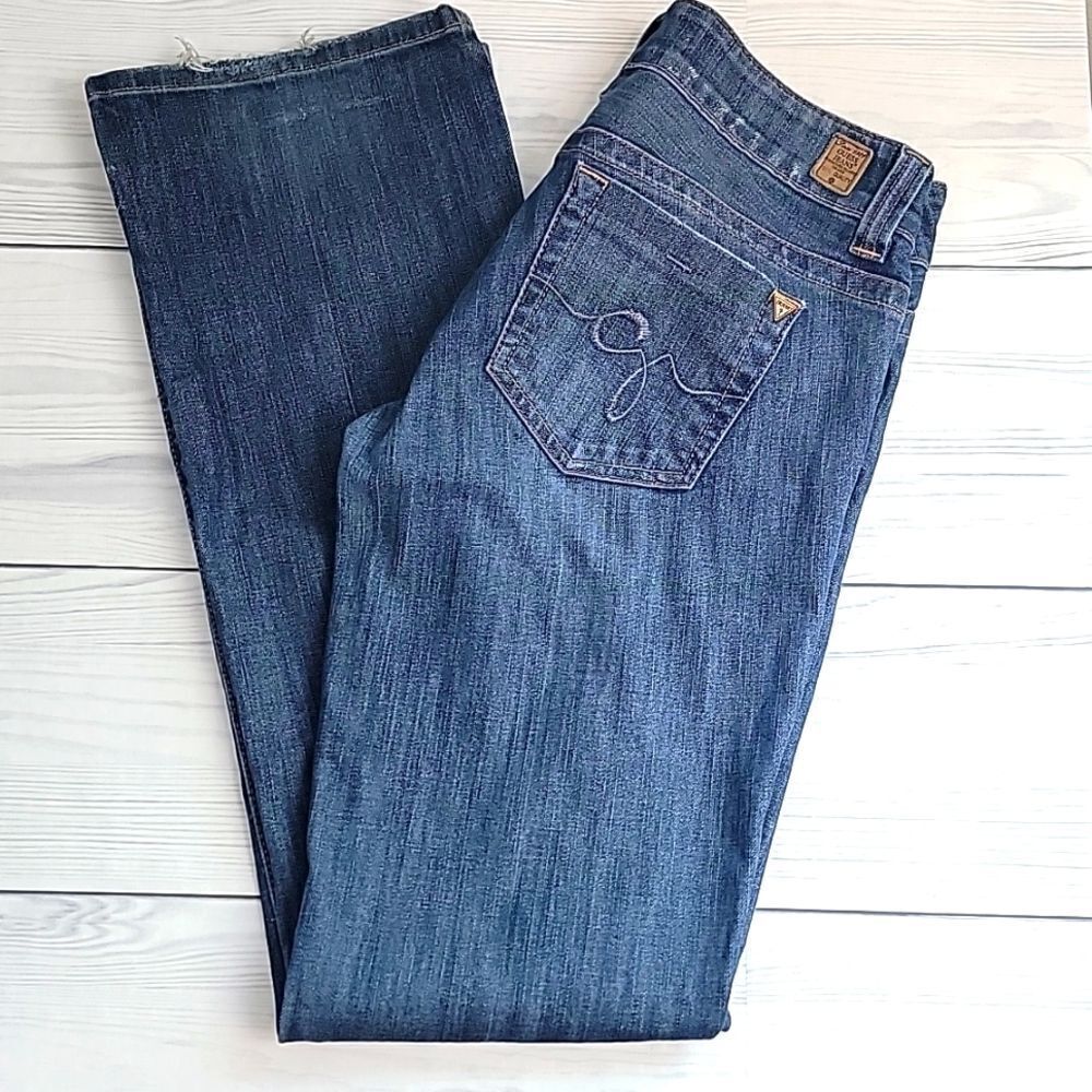 Guess Daredevil blue denim bootcut jeans Women's Size 29